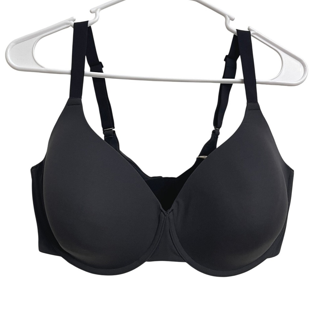 NWT SKIMS‎ Fits Everybody T-Shirt Bra Onyx Black Size 40DD Underwire Neutral